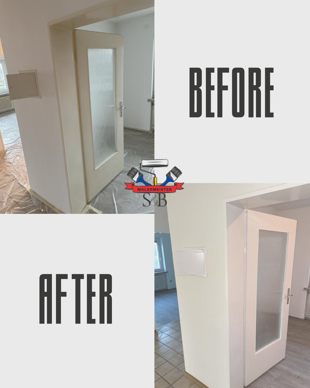 Türlackierung – Vorher & Nachher, Ingolstadt